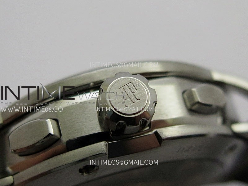 Code 11.59 Chrono 26393 SS APSF 1:1 Best Edition Silver Dial On Gray Leather Strap Super Clone SA4401